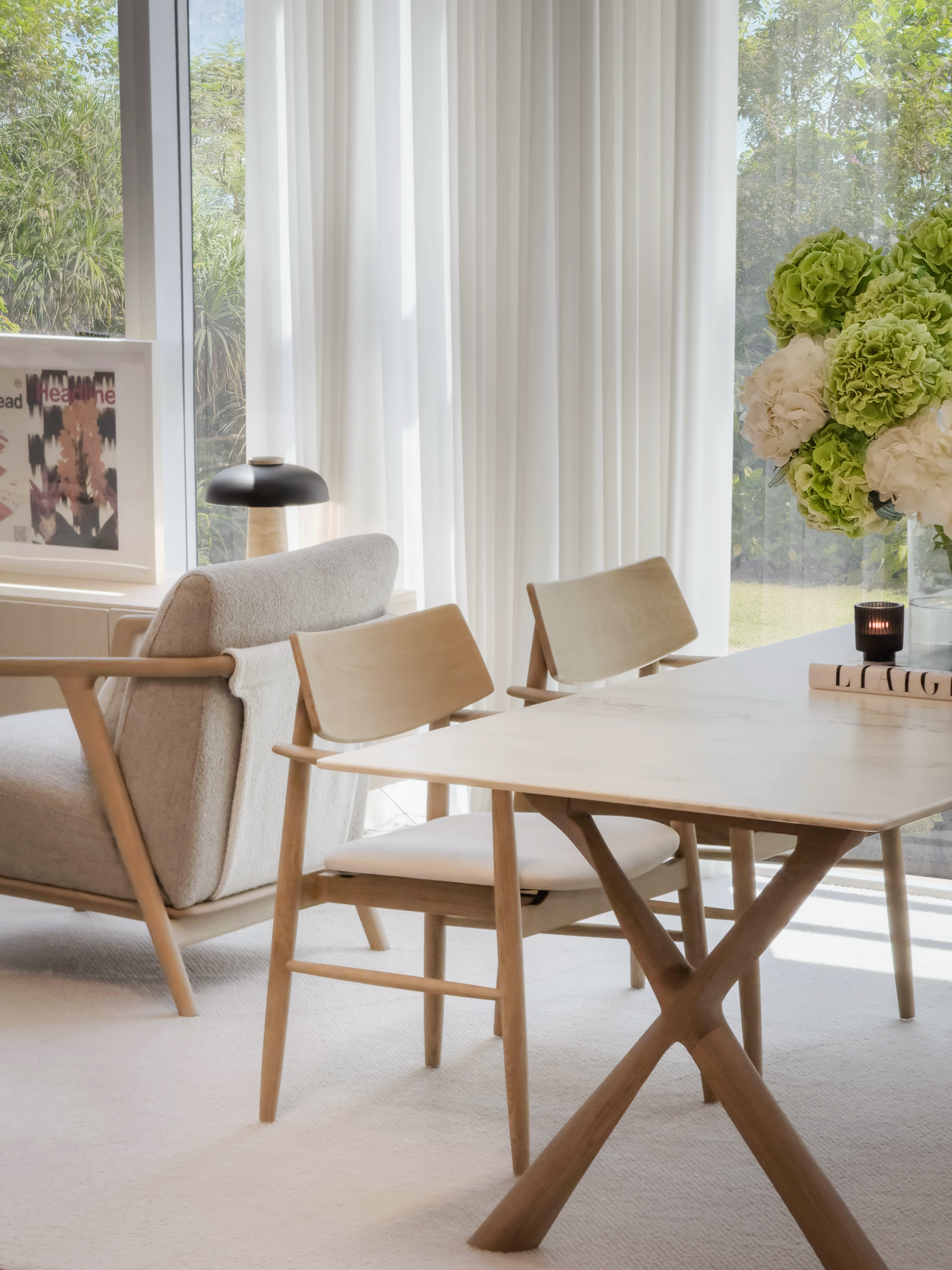 Linné Dining Chair — Solid Oak Natural