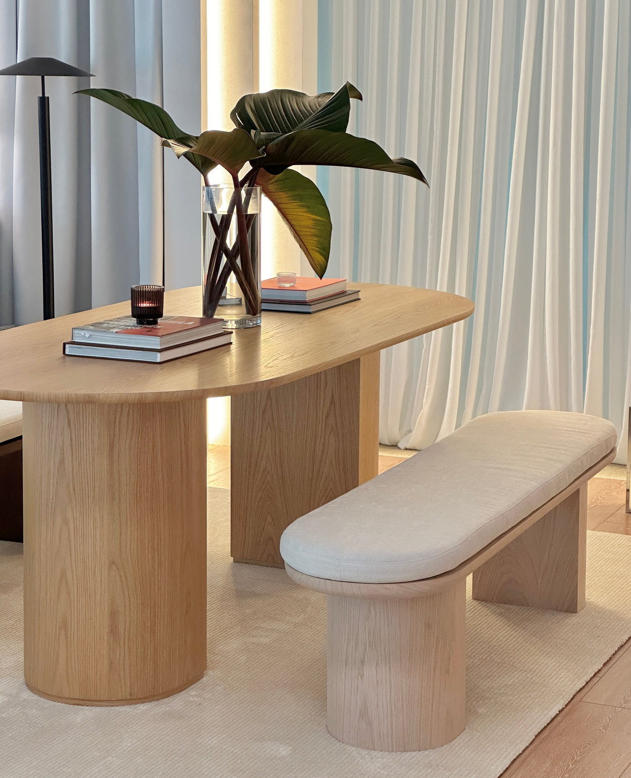[NEW] Luna Dining Bench - 4 colours available