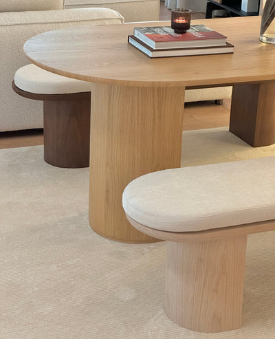 [NEW] Luna Dining Bench - 4 colours available