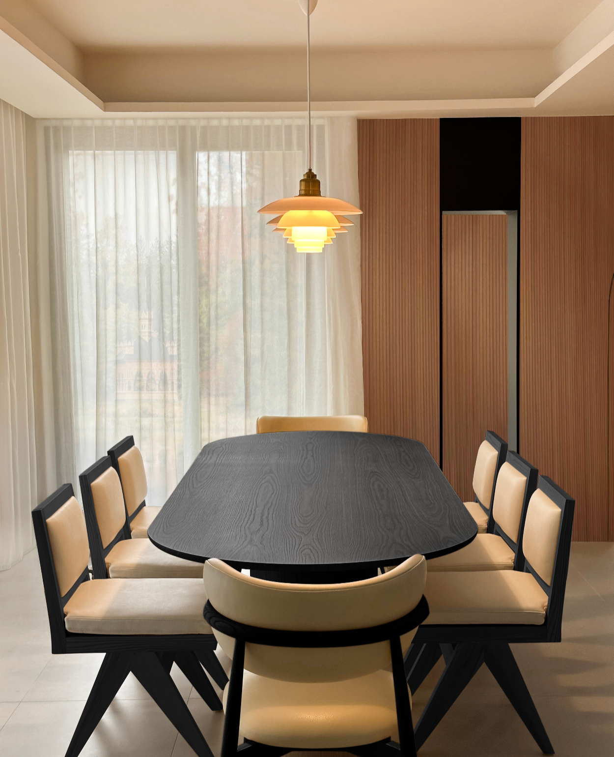 Luna Dining Table - Black