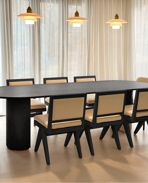 Luna Dining Table - Black