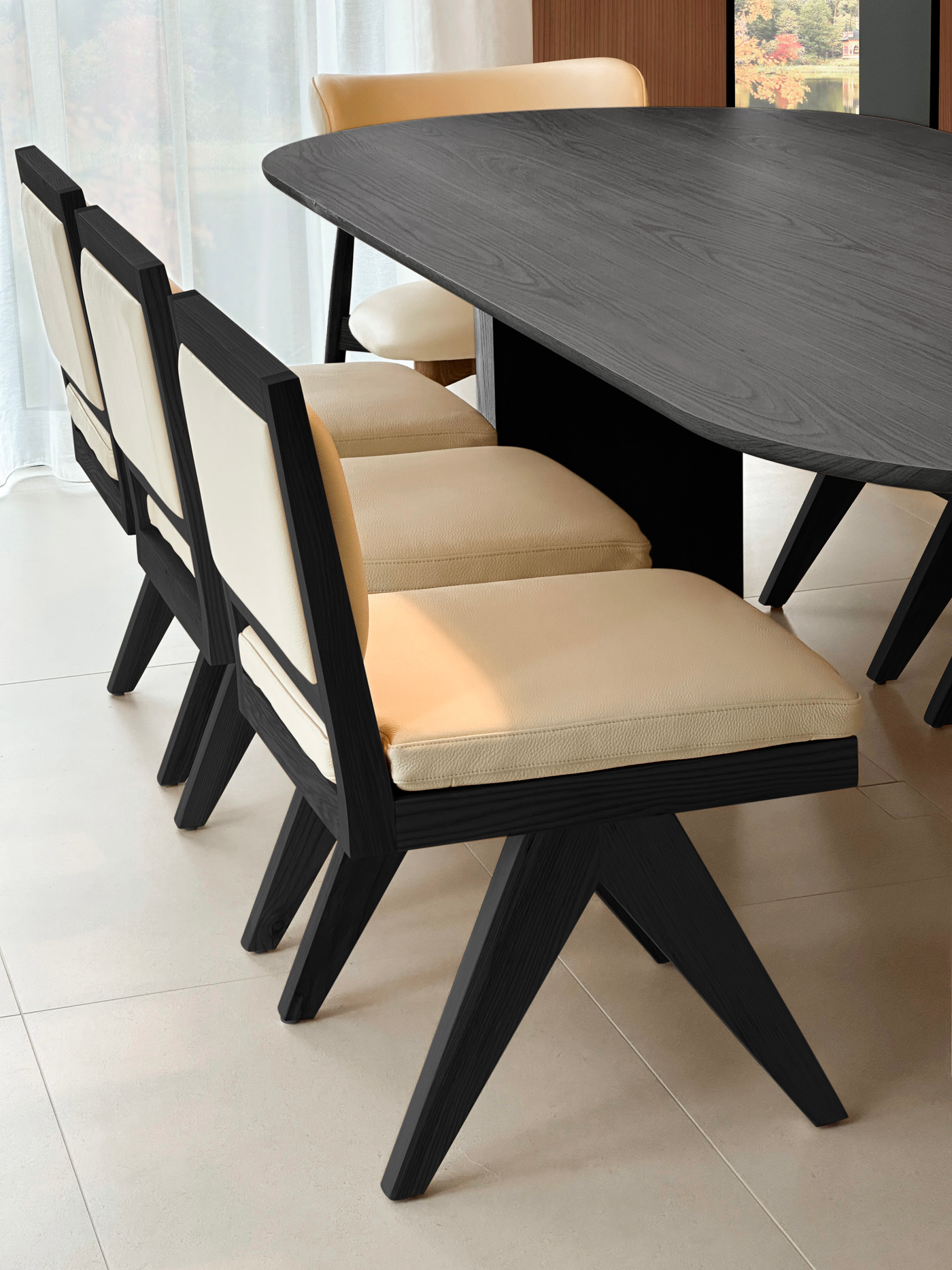 [NEW] Hendricks Dining Chair - Black
