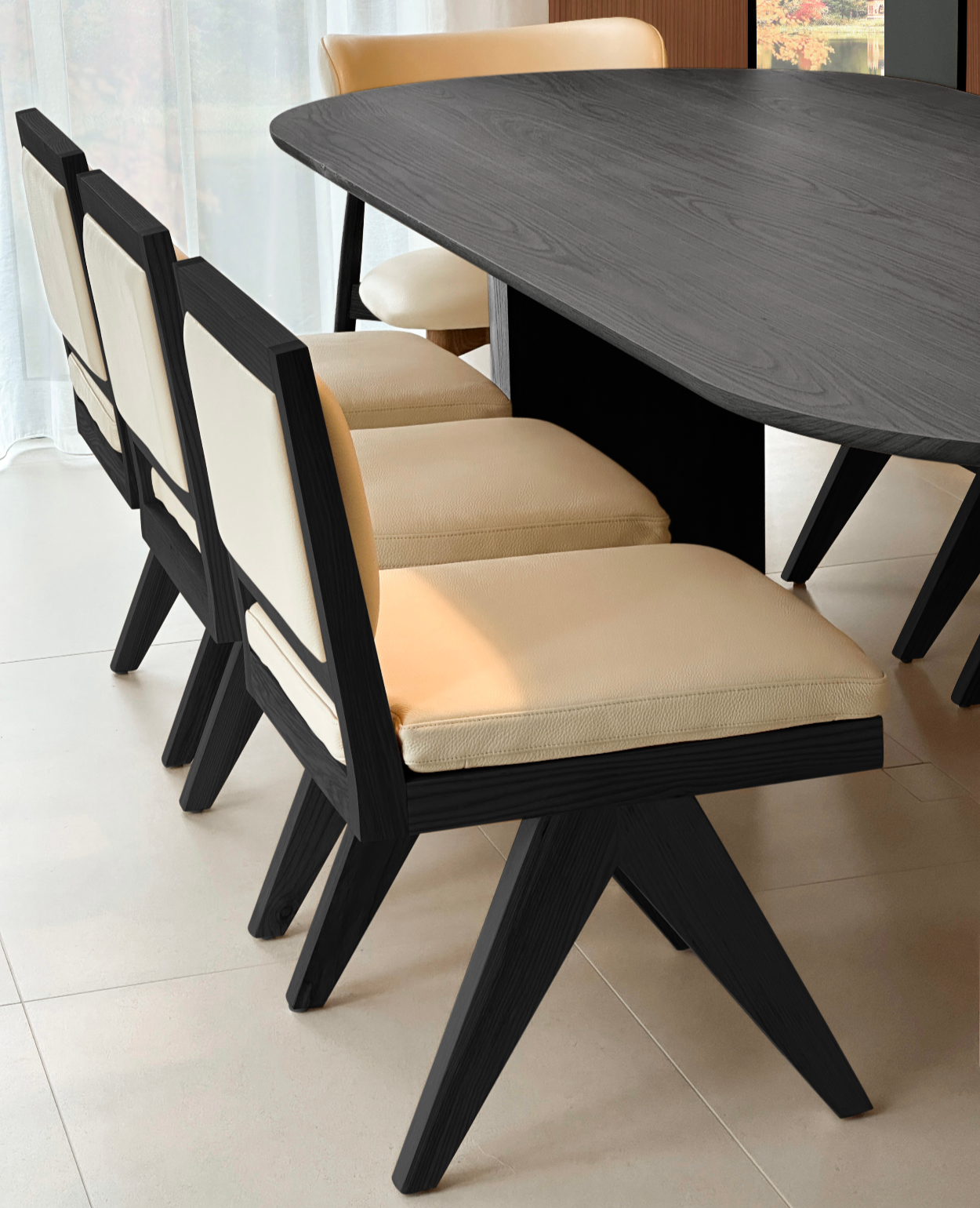 Luna Dining Table - Black
