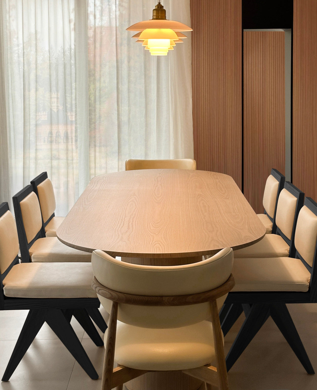 Luna Dining Table - Whitewash