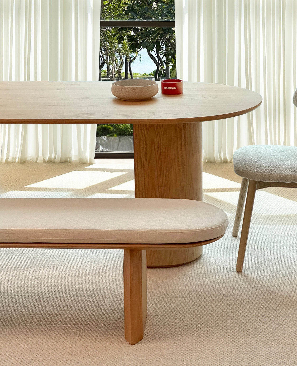 [NEW] Natalie Dining Bench - 3 colours available