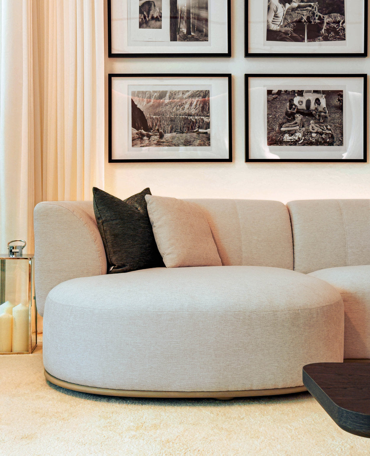 [NEW] Naven Chaise Sectional Sofa - Left Chaise