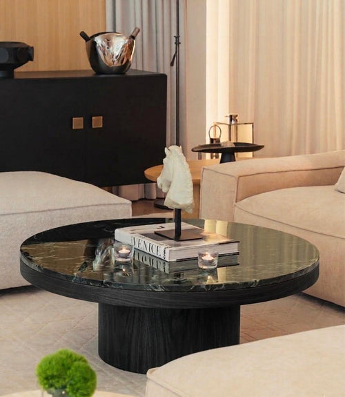 Orion Coffee Table – Italian Verde Alpi Marble
