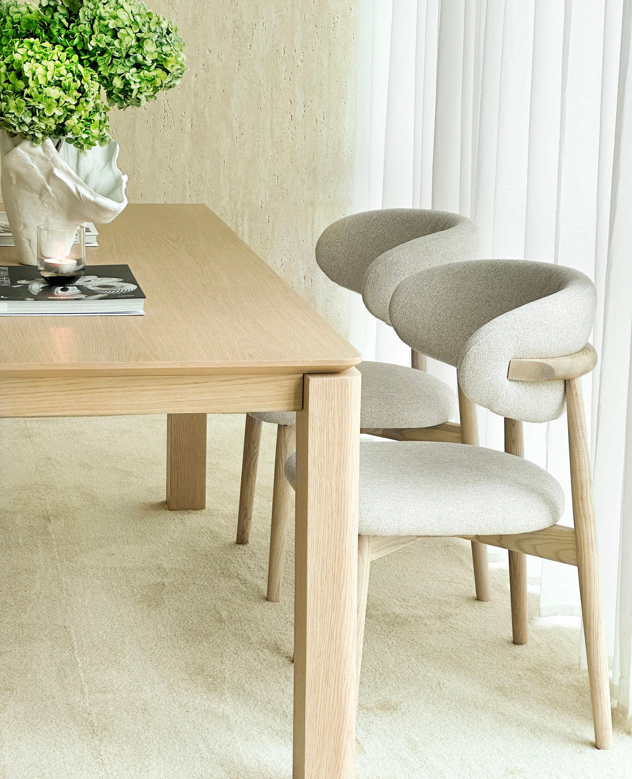 Piper Dining Chair - Whitewash