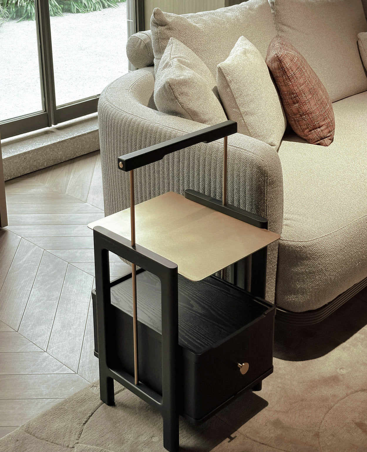 Porter Side Table - Black