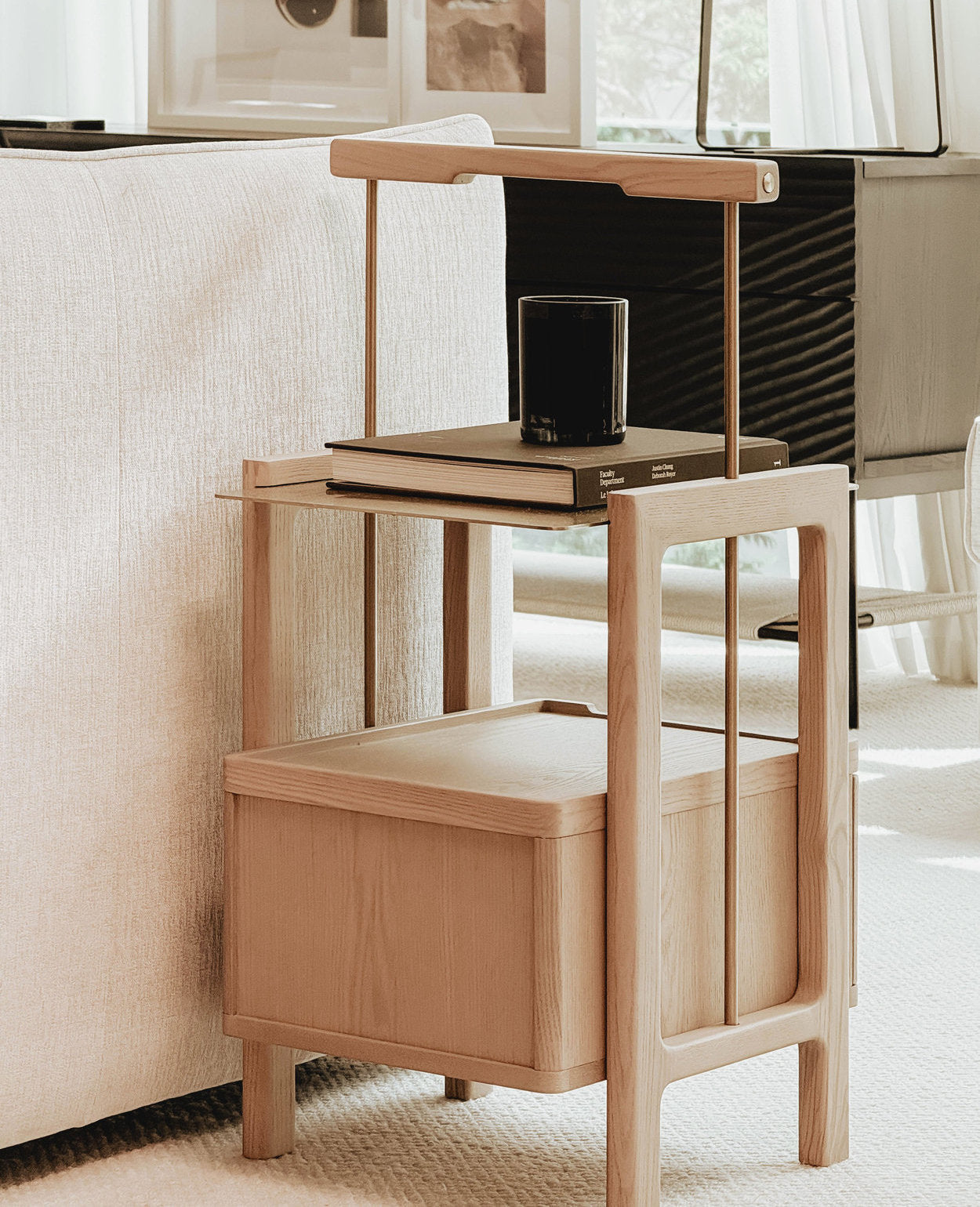 Porter Side Table - Whitewash