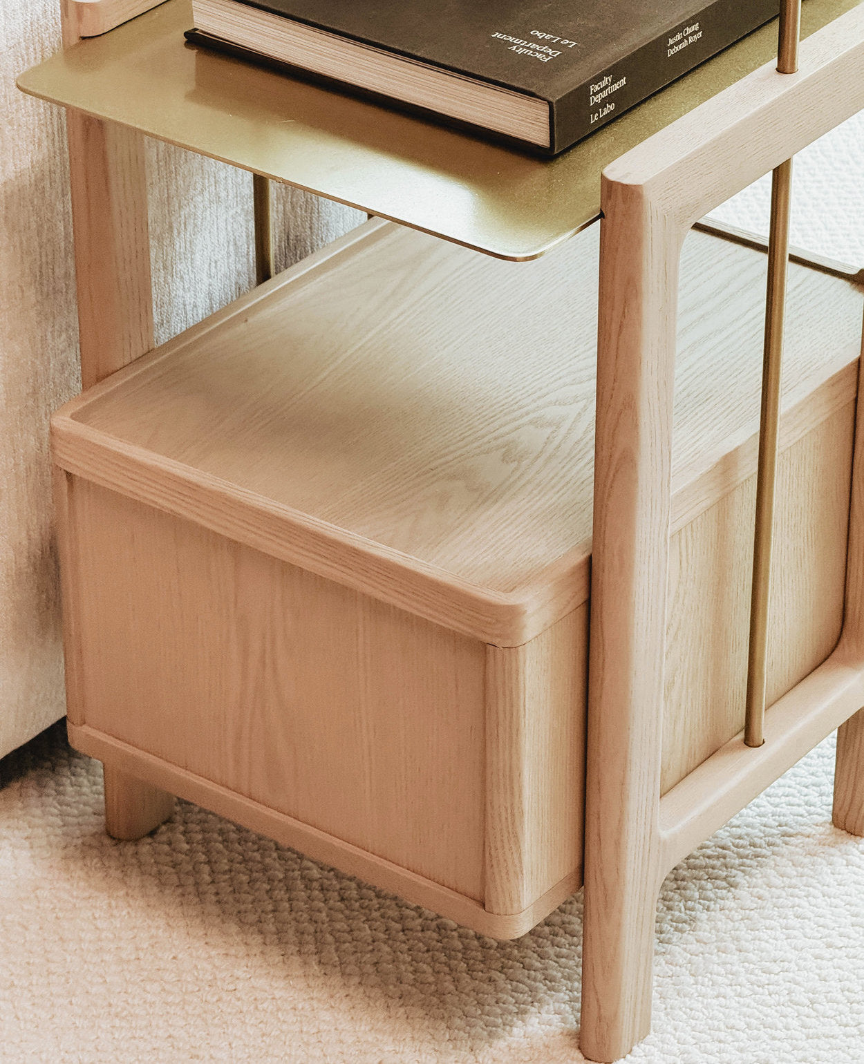 Porter Side Table - Whitewash