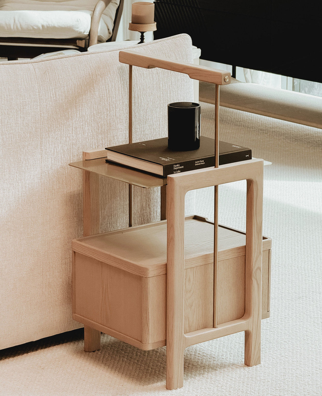 Porter Side Table - Whitewash