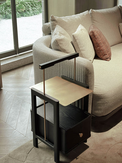 Porter Side Table-Black