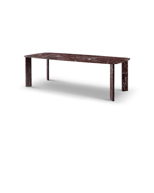 Pantheon Dining Table - Rosso Levanto