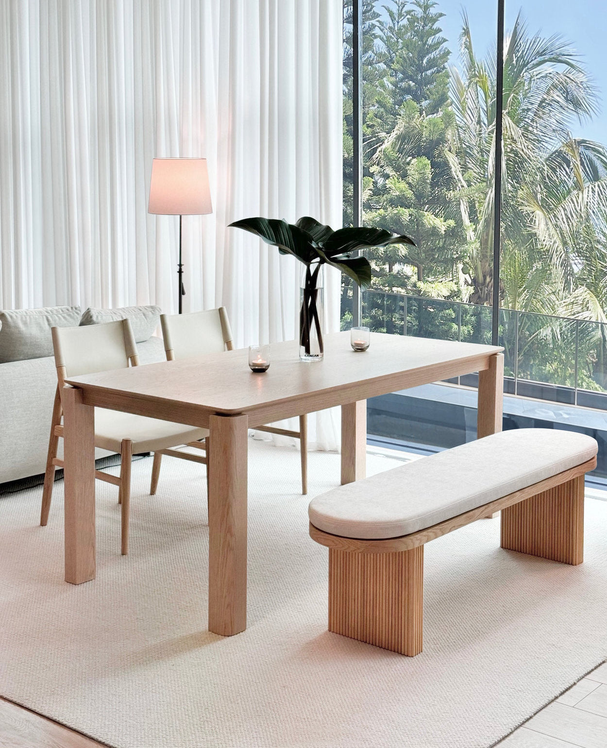 [NEW] Thierry Dining Bench - 4 colours available