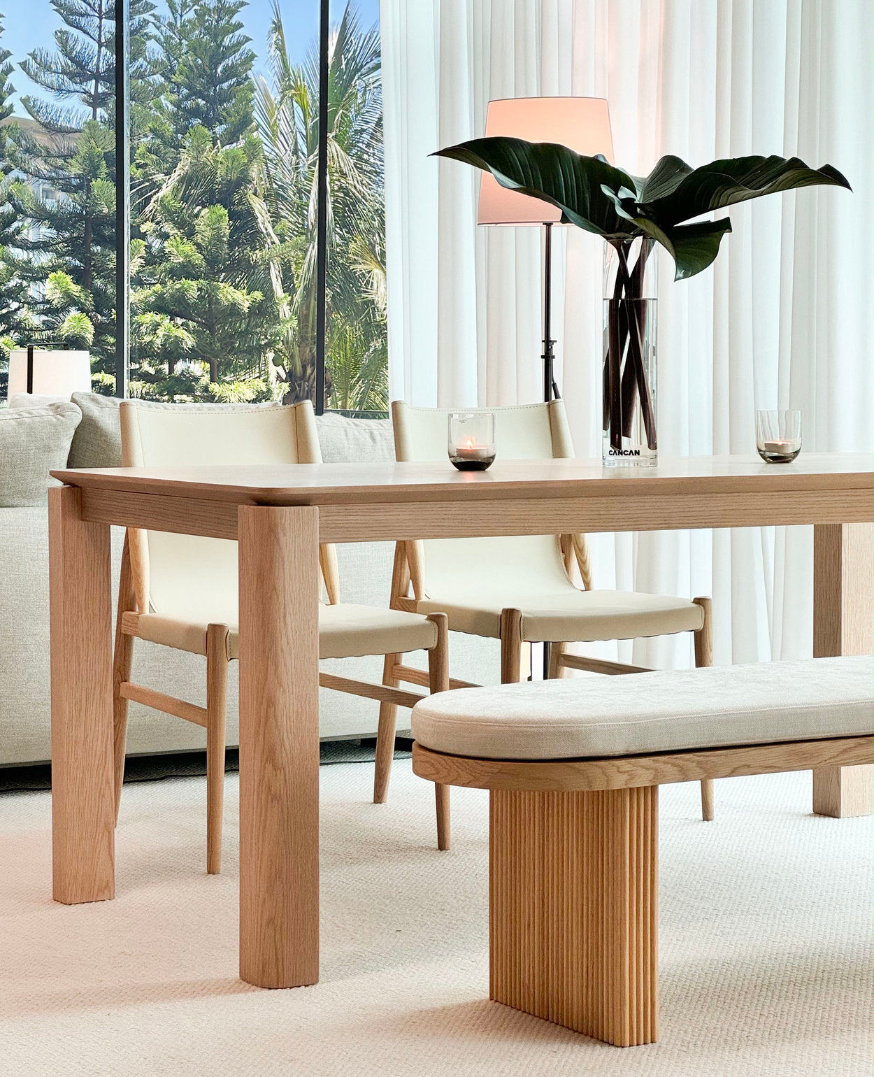 Thierry Dining Bench - 4 colours available