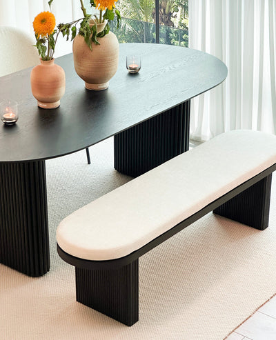 [NEW] Thierry Dining Bench - 4 colours available