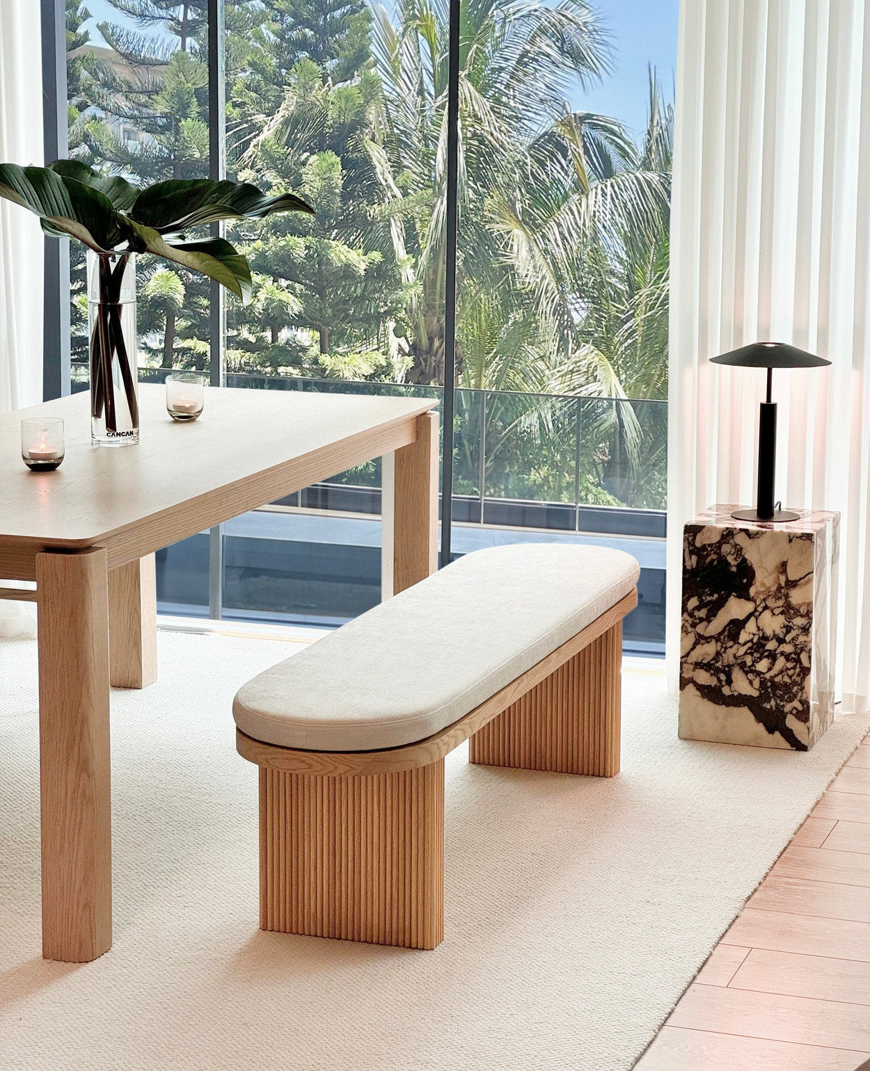 [NEW] Thierry Dining Bench - 4 colours available