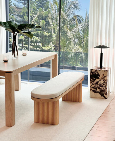 [NEW] Thierry Dining Bench - 4 colours available