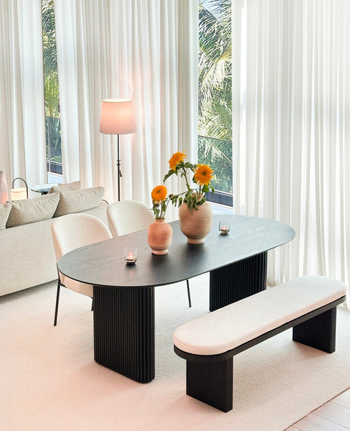 Thierry Dining Table - Timber Top