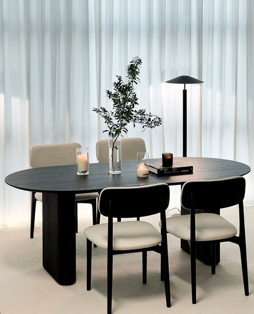 Thierry Dining Table - Timber Top