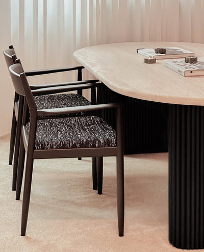 [NEW] Thierry Travertine Dining Table