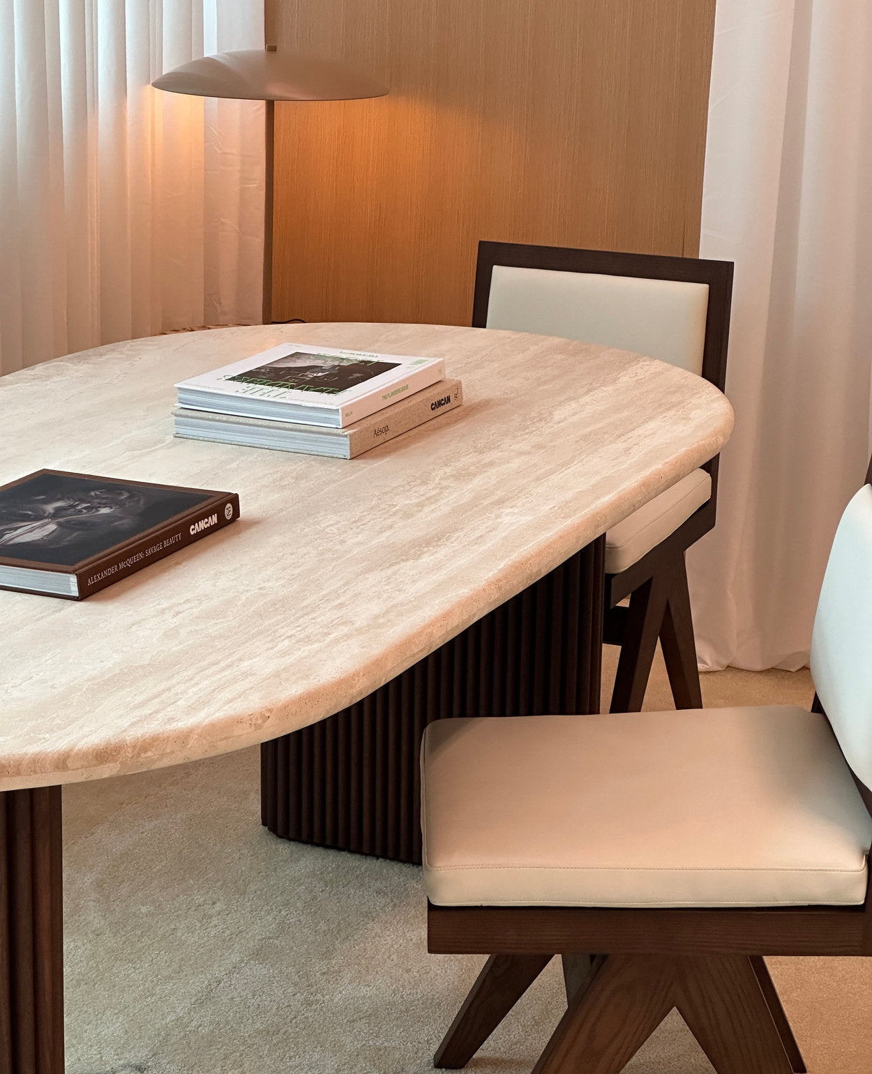 [NEW] Thierry Travertine Dining Table