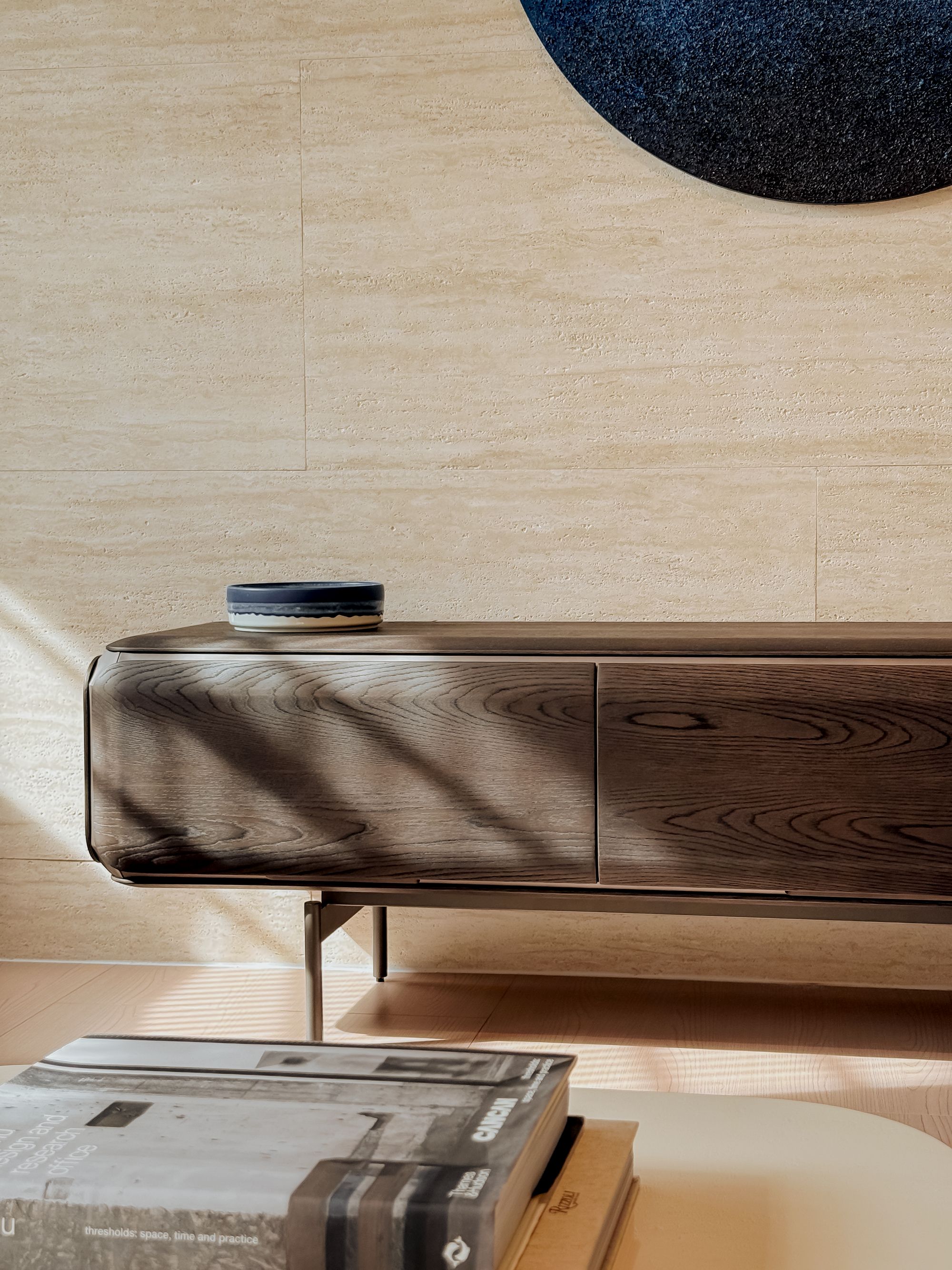 Trento TV Console — Elm Wood Architecture for the Modern Home