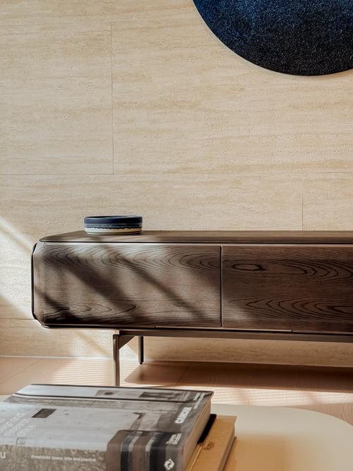 Trento TV Console — Elm Wood Architecture for the Modern Home