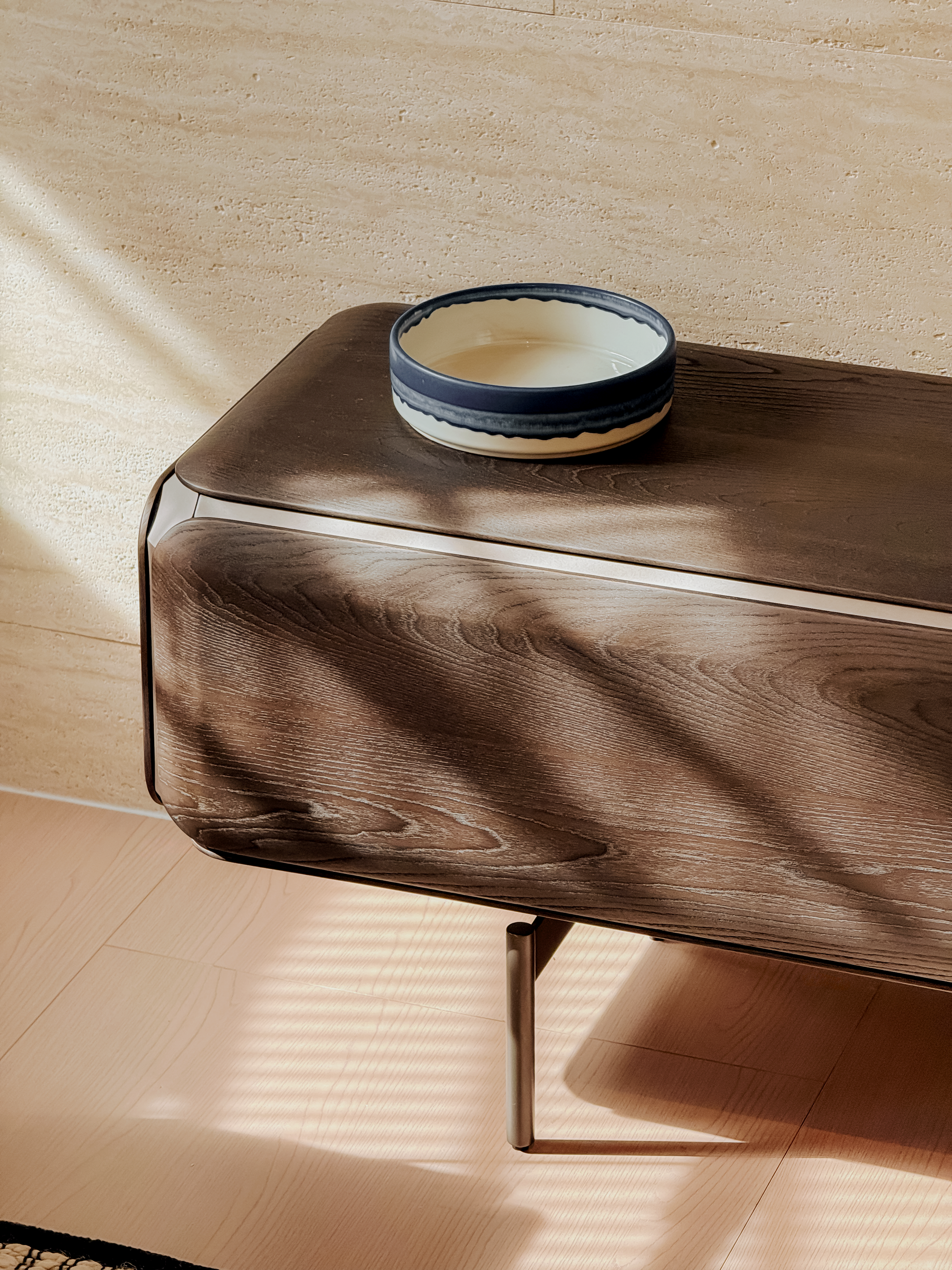 Trento TV Console — Elm Wood Architecture for the Modern Home