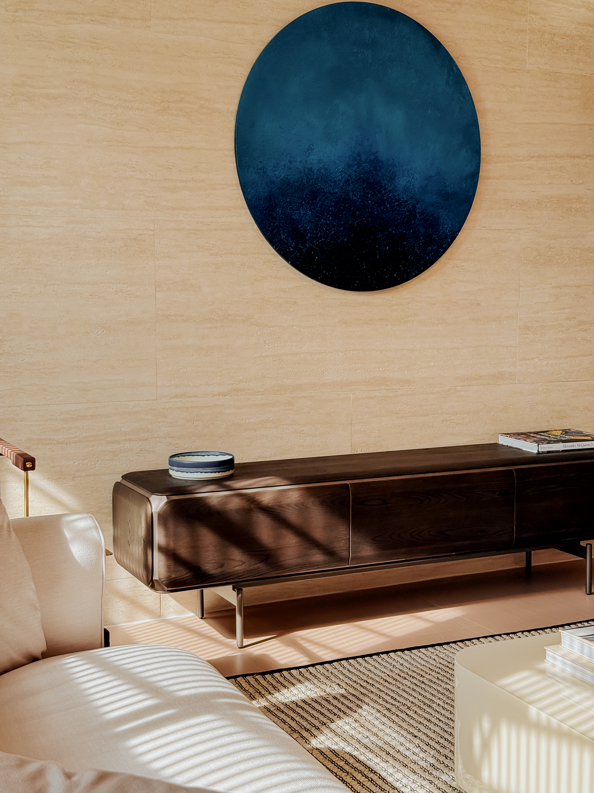 Trento TV Console — Elm Wood Architecture for the Modern Home
