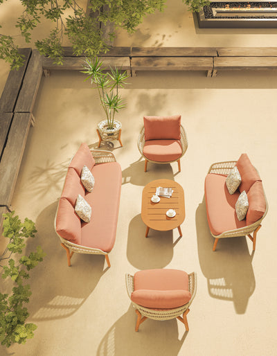Vasca 4-Piece Outdoor Sofa & Lounge Chair Set