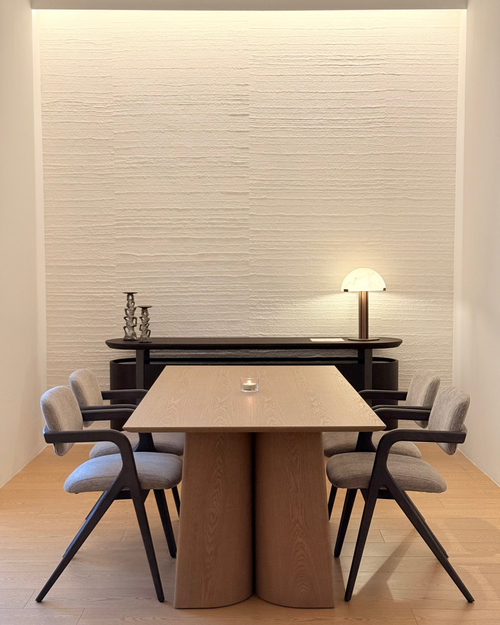 Brahm Dining Table - Whitewash