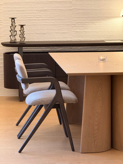 Brahm Dining Table - Whitewash