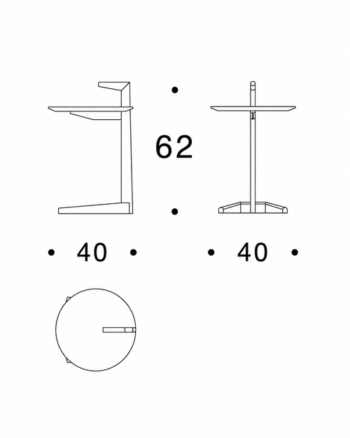 Apollo Side Table - Black