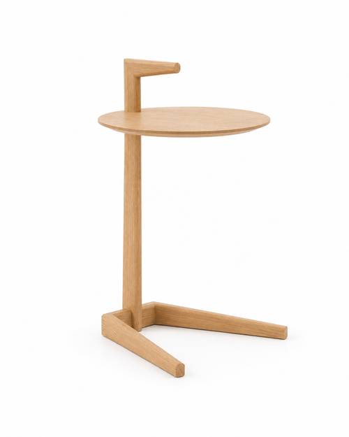 Apollo Side Table - Whitewash