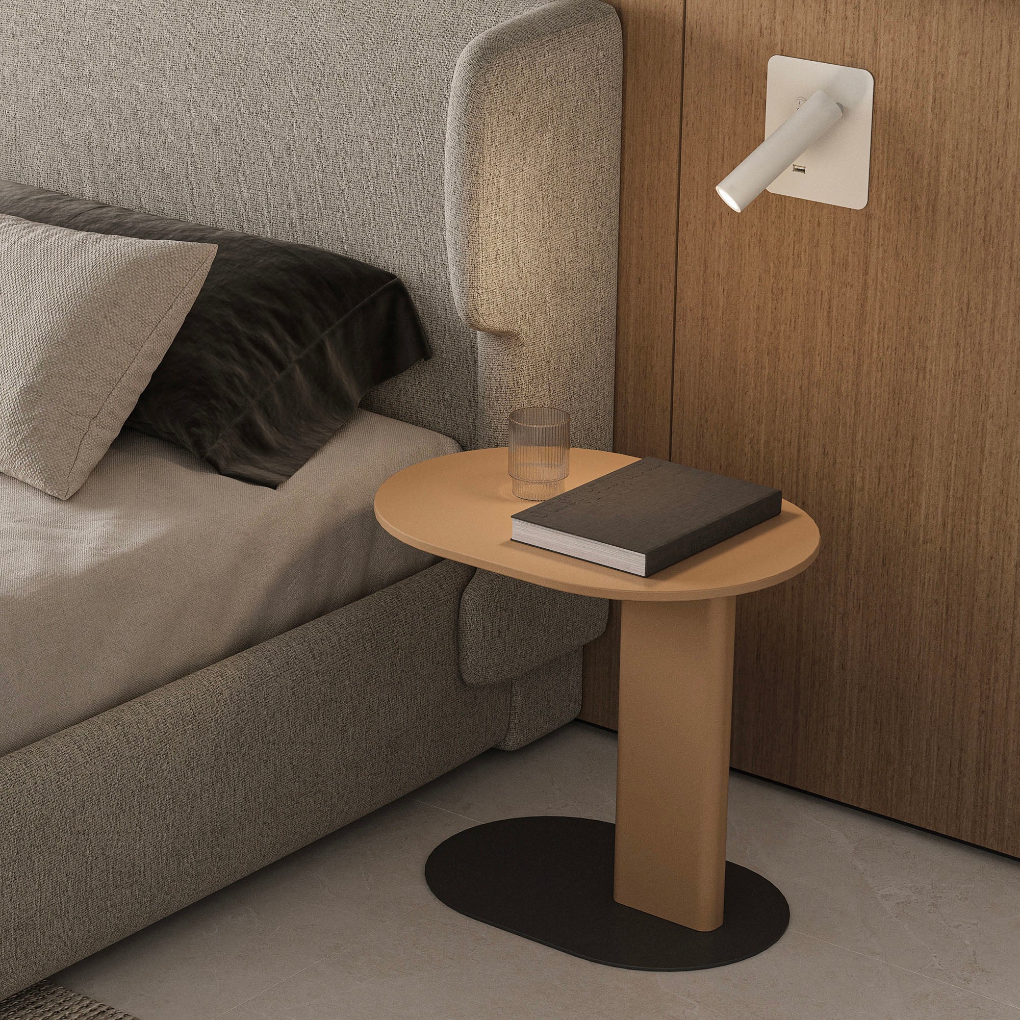 Altman Side Table - Almond