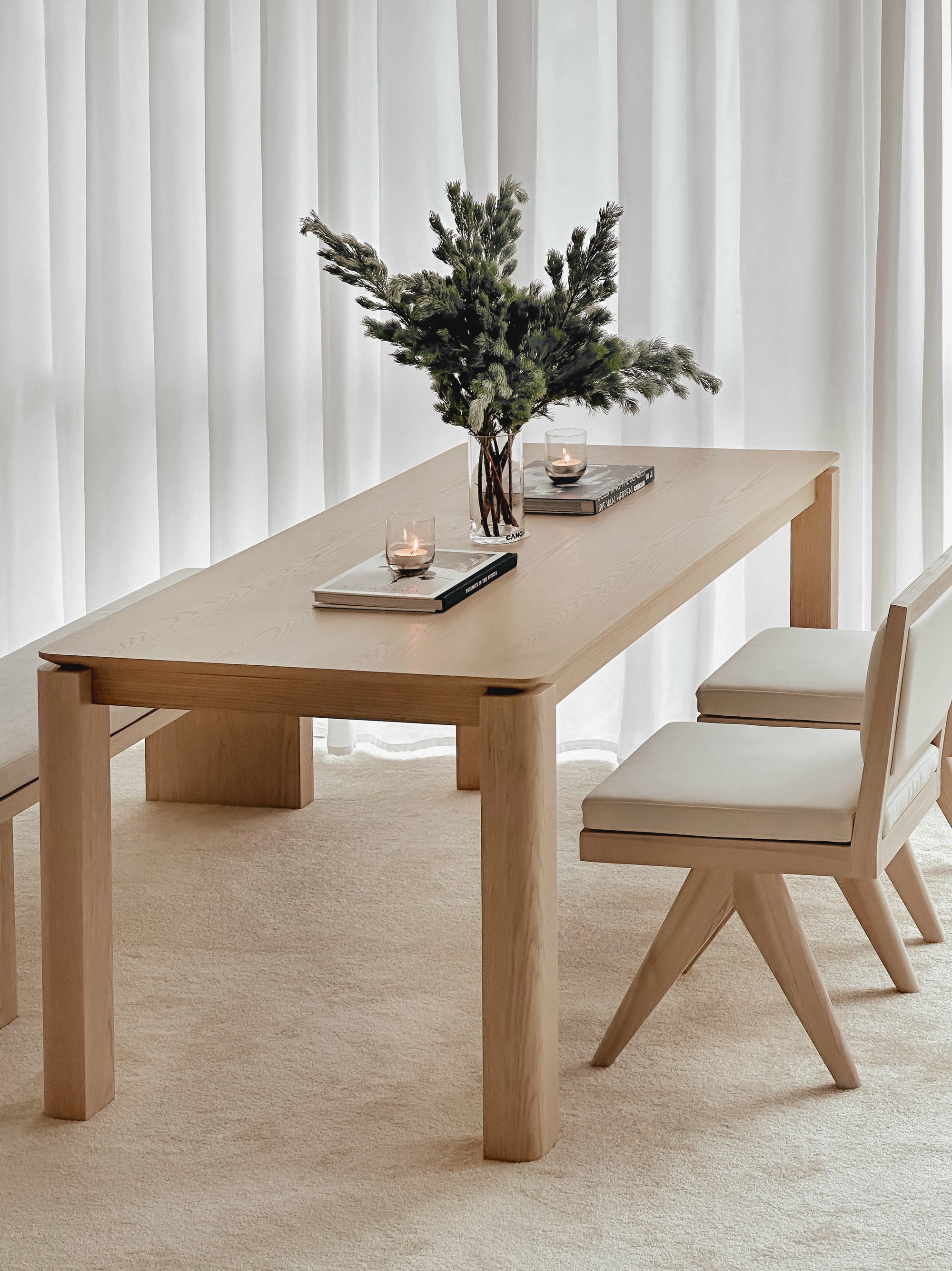 Hendricks Dining Chair - Whitewash