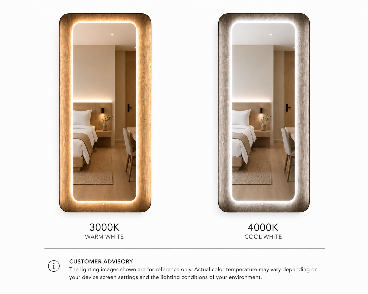 Cascade LED Mirror