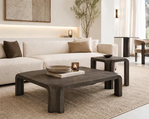 Cascade Coffee Table - Elm Wood