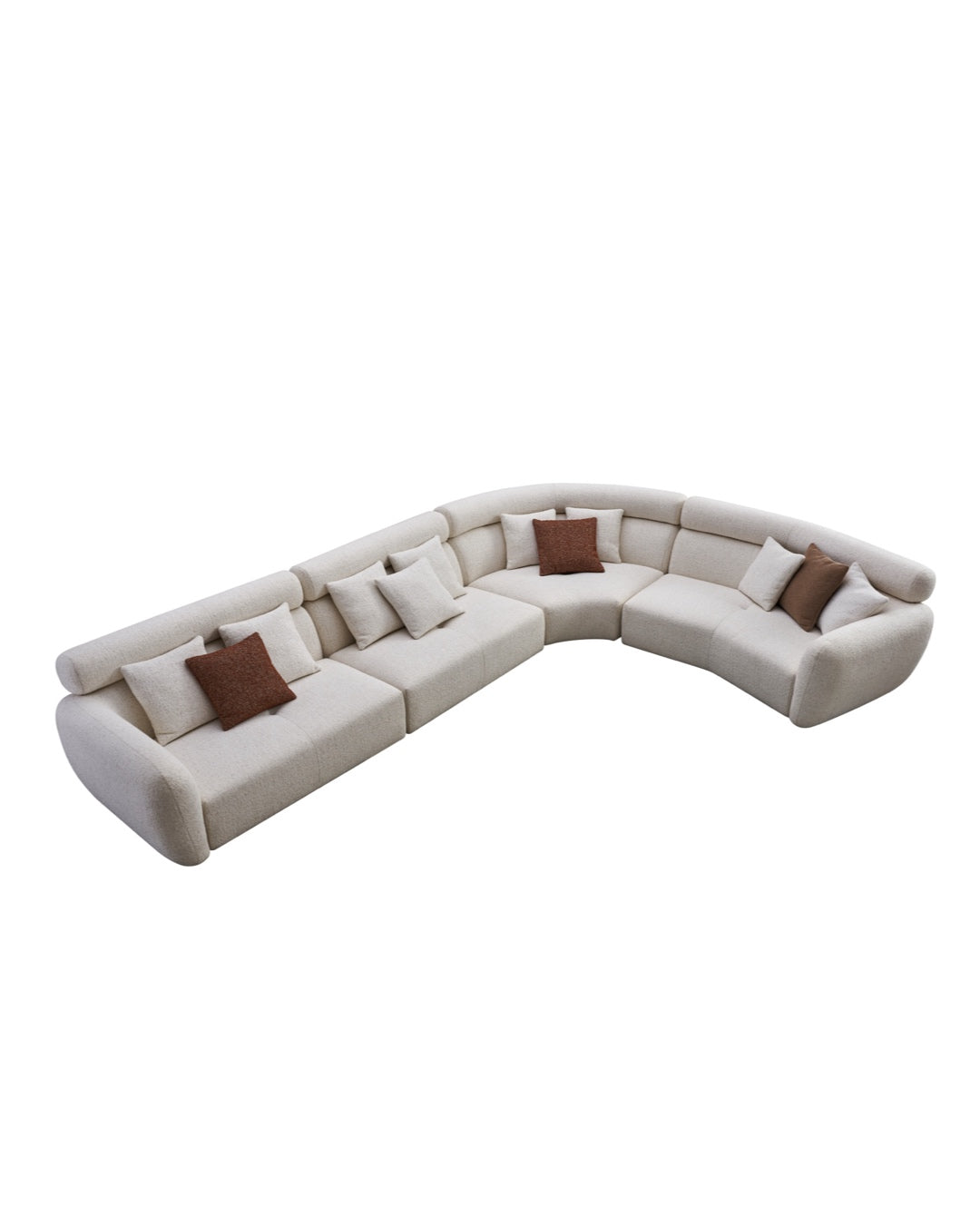 WING Modular Sofa - Single Armrest Module 2 Seater