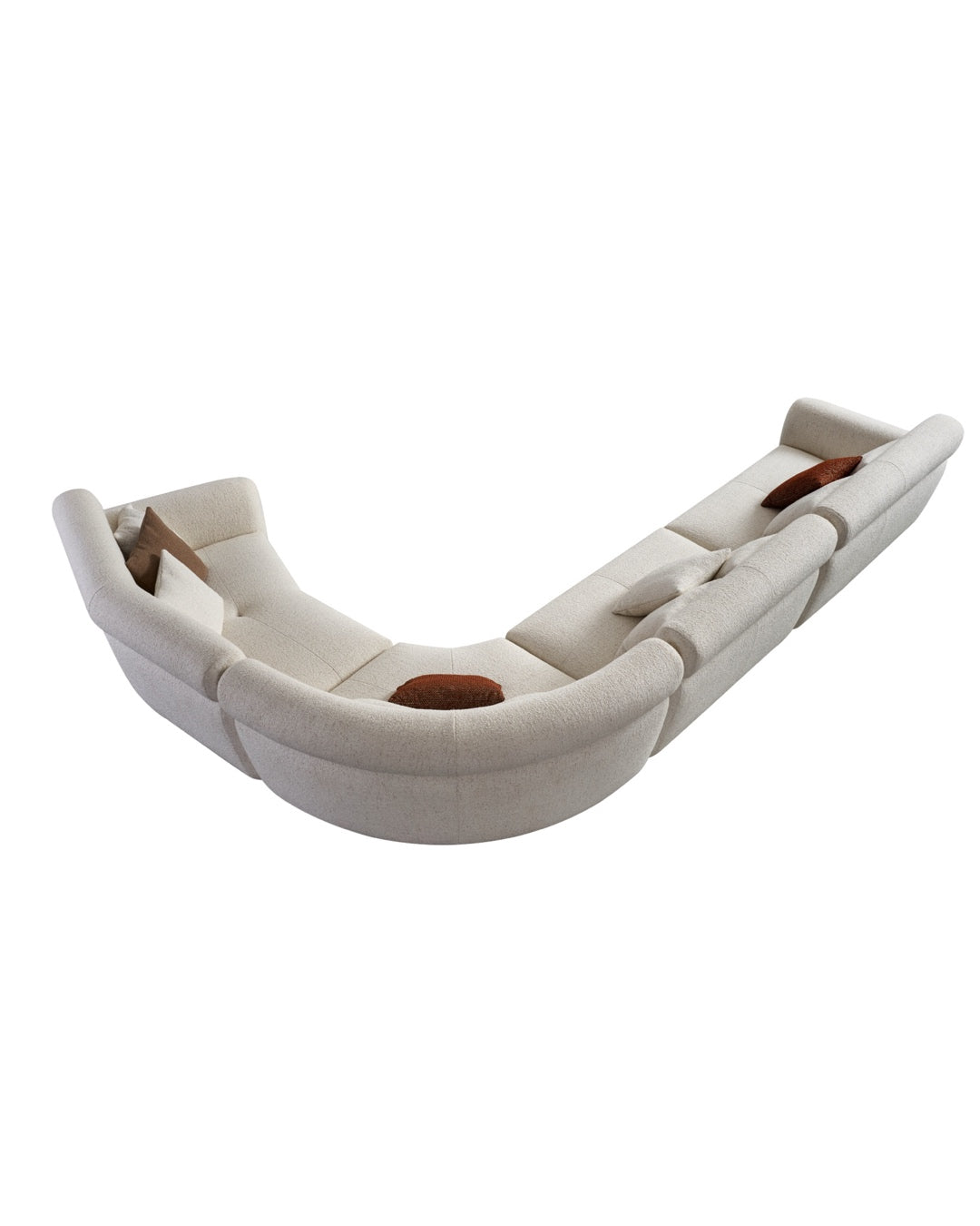 WING Modular Sofa - Single Armrest Module 2 Seater