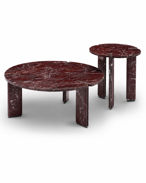 Pantheon Coffee Table - Rosso Levanto