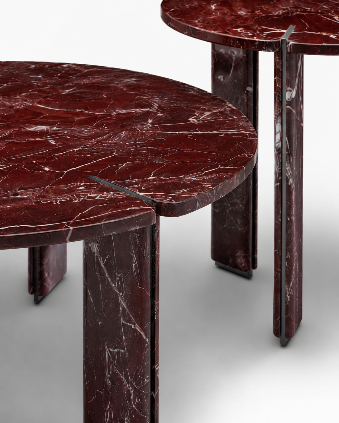 Pantheon Coffee Table - Rosso Levanto