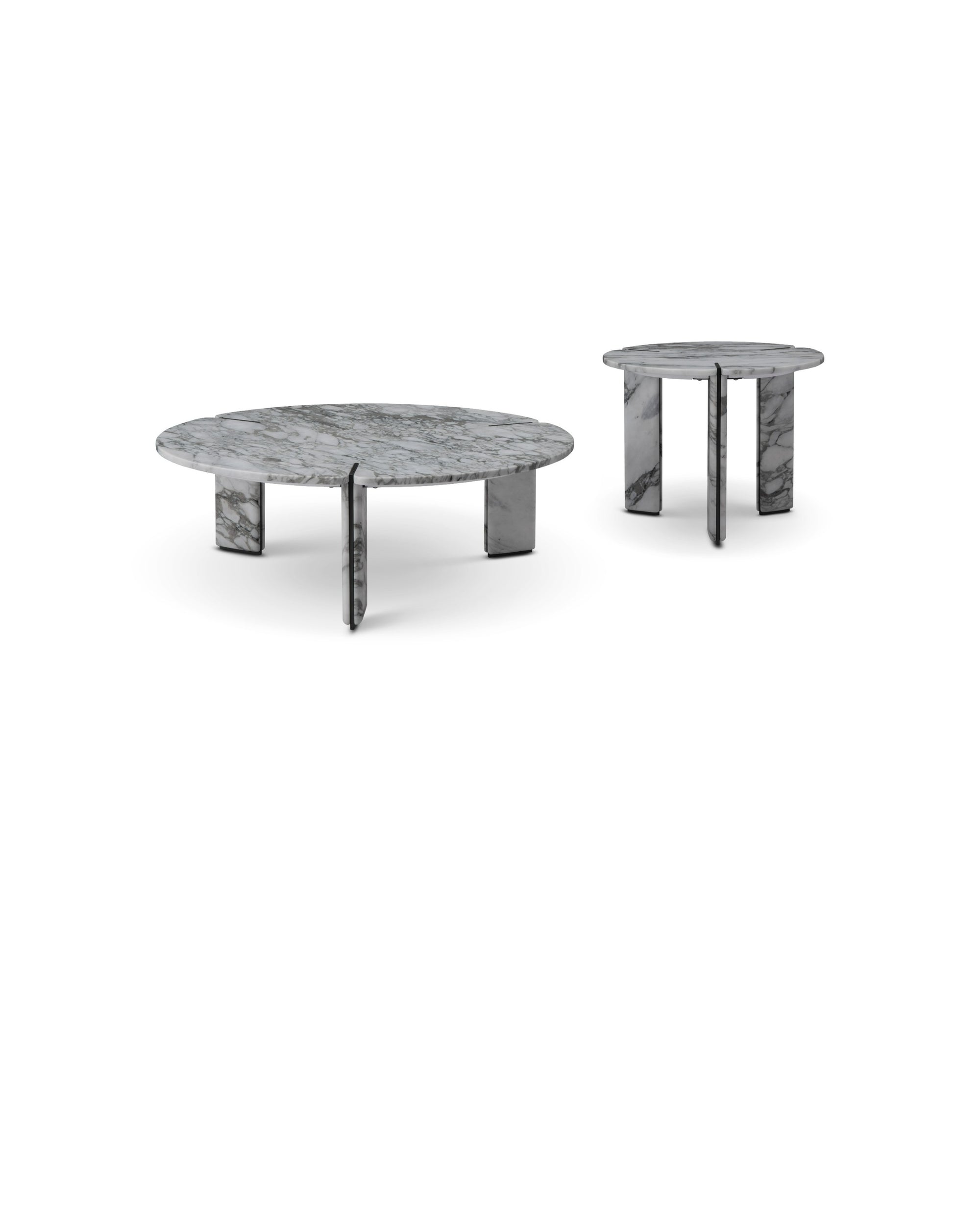 Pantheon Coffee Table - White Arabescato